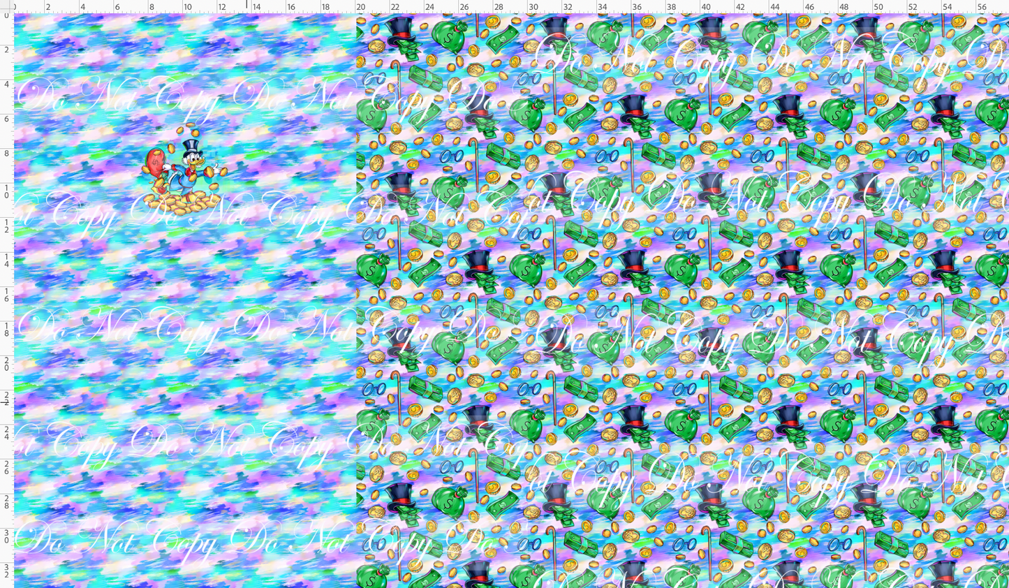 Uncle Moneybags - Panel & Coordinate Rapport - CHILD - Pastel