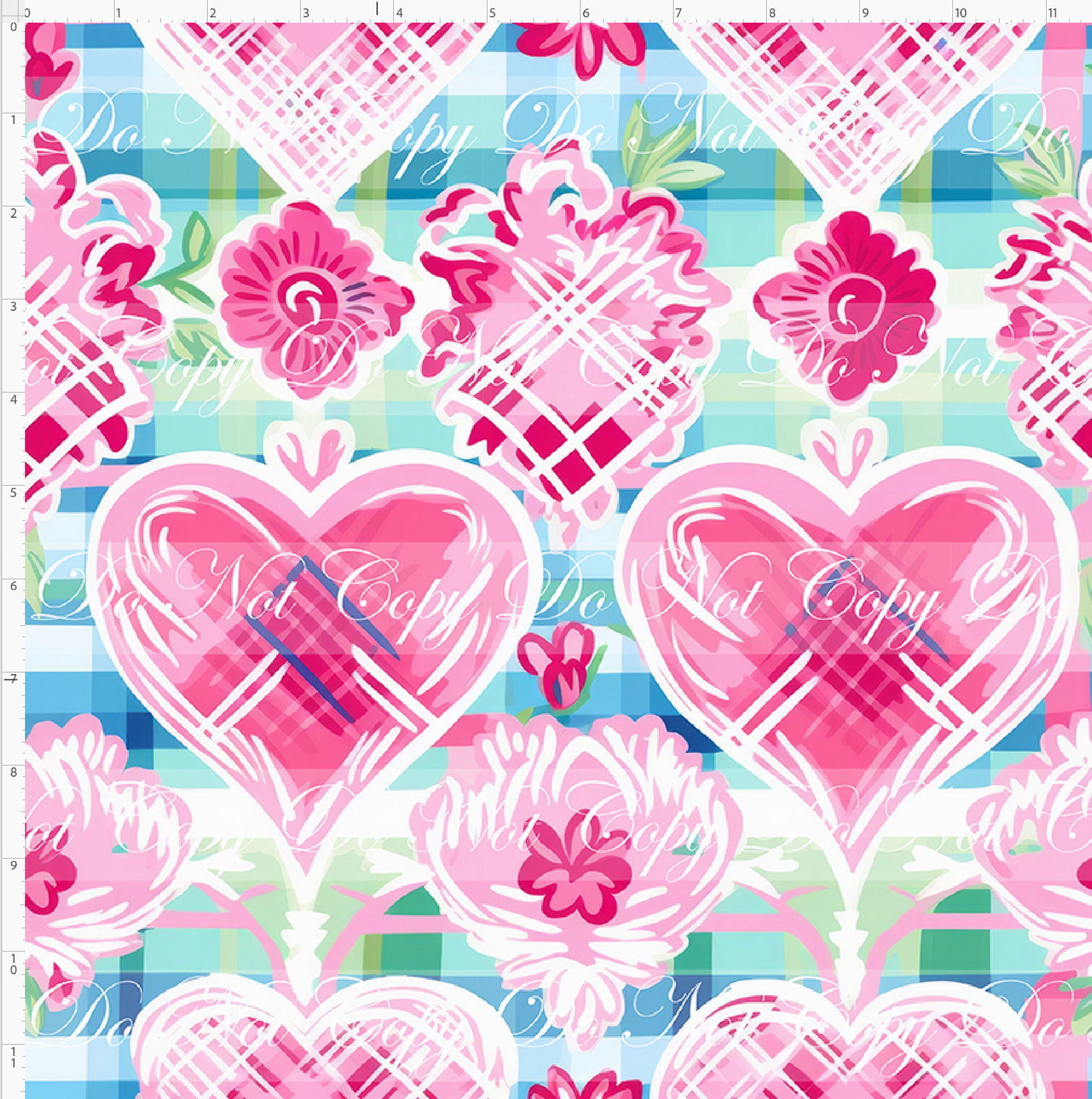 Valentine's & Vineyard Vibes - Floral Bloomed Hearts