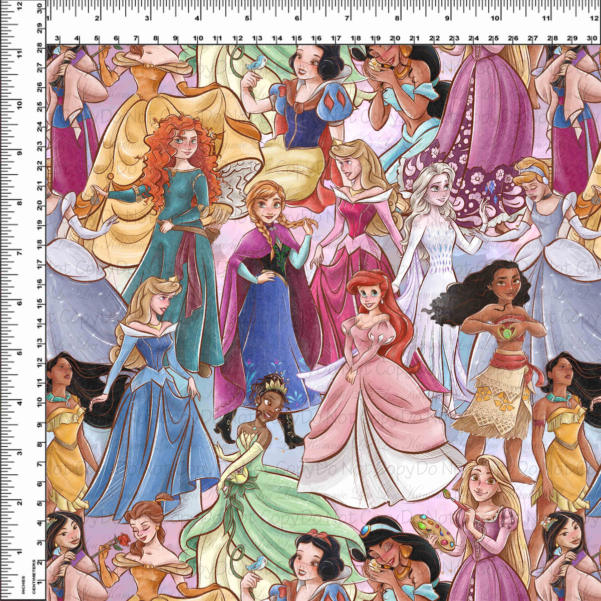 Vintage Pastel Princess - Main Stack - Regular Scale