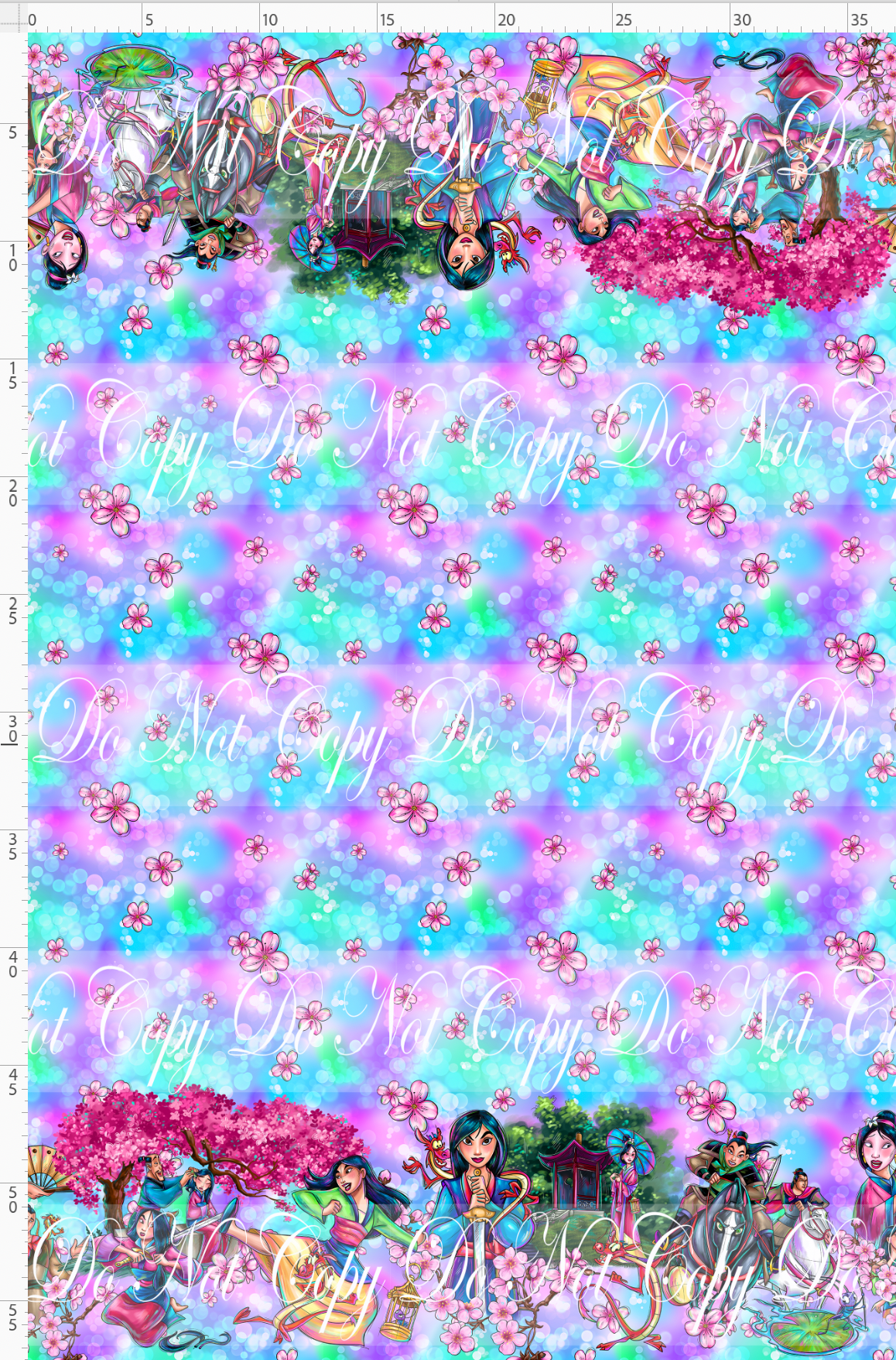 Warrior Princess-double border