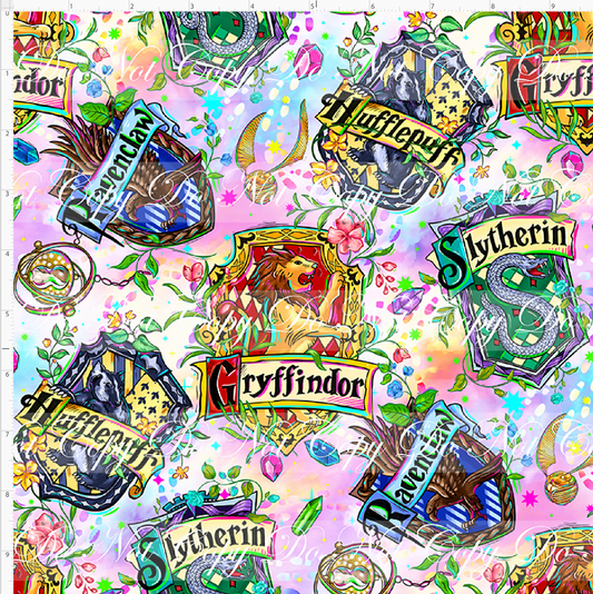 Wizards and Wonders - Crests - pastel - REGULAR SCALE