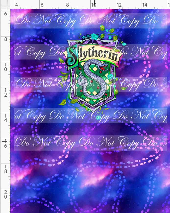 Wizards and Wonders - Panel - blue purple - Snake - CHILD