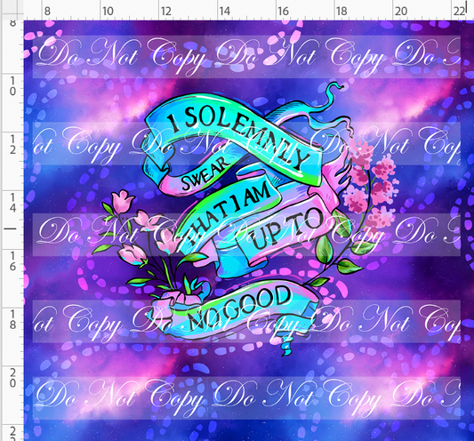 Wizards and Wonders - panel - blue purple - up to no good - ADULT