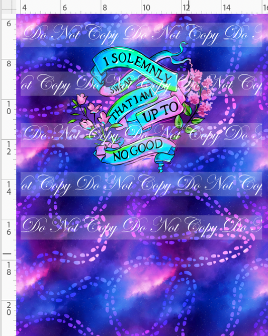 Wizards and Wonders - panel - blue purple - up to no good - CHILD