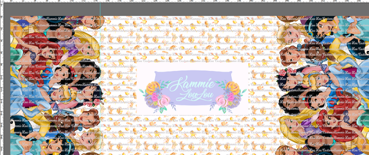 Magical Vacation - All Stacked Up - Princesses - Double Border