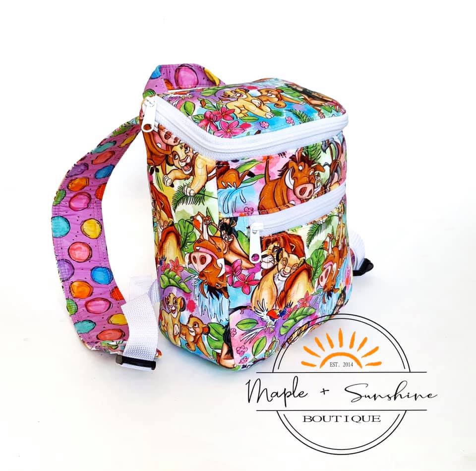 R119 Born to Be King - Lavendar Dots