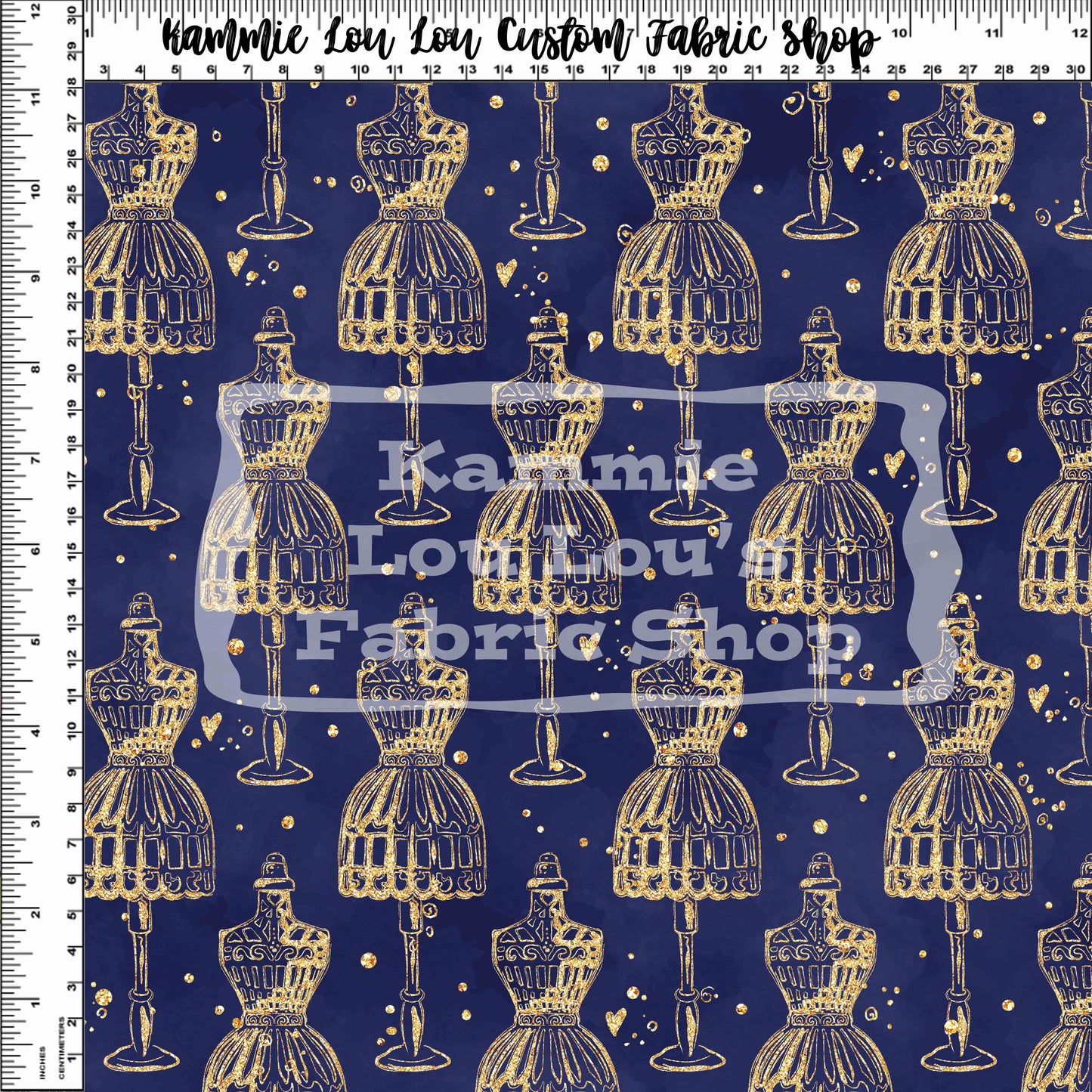 R119 Sew Magical - Navy Mannequins