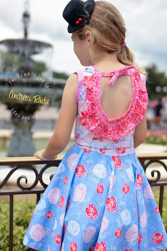 R119 Cherry Tree Lane - Blue Floral