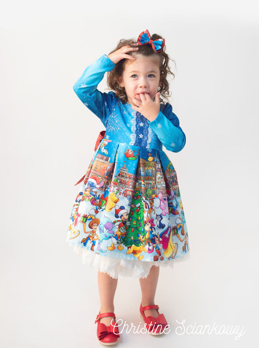 R124 : A Very Merry Christmas - All Character Border