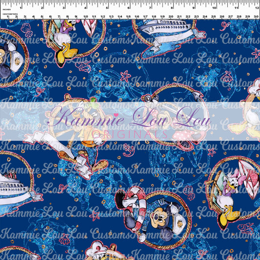 R118 Sail the Magic Seas - Life Rings Blue