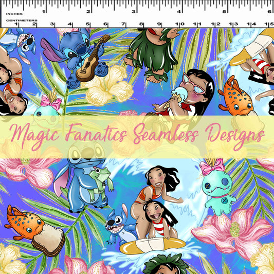 Island Life - Main blue - Small Scale