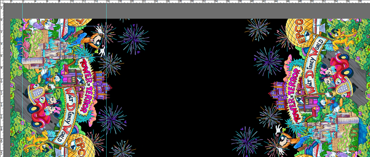 February 2023 Release Around Town - Double Border - Black