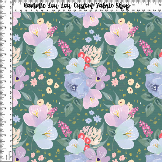 February 2023 Release OverTheRainbow - Green Bouquet Floral