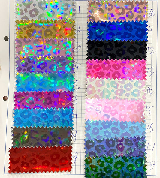 Open - Bag Makers Delight - Leopard Glam Holographic (346)