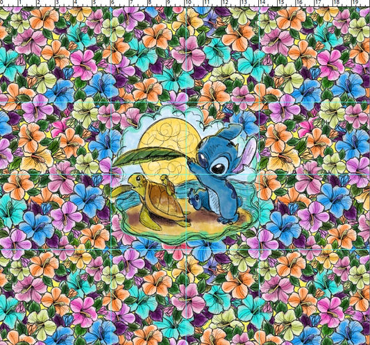 Ohana - Panel - Floral - CHILD