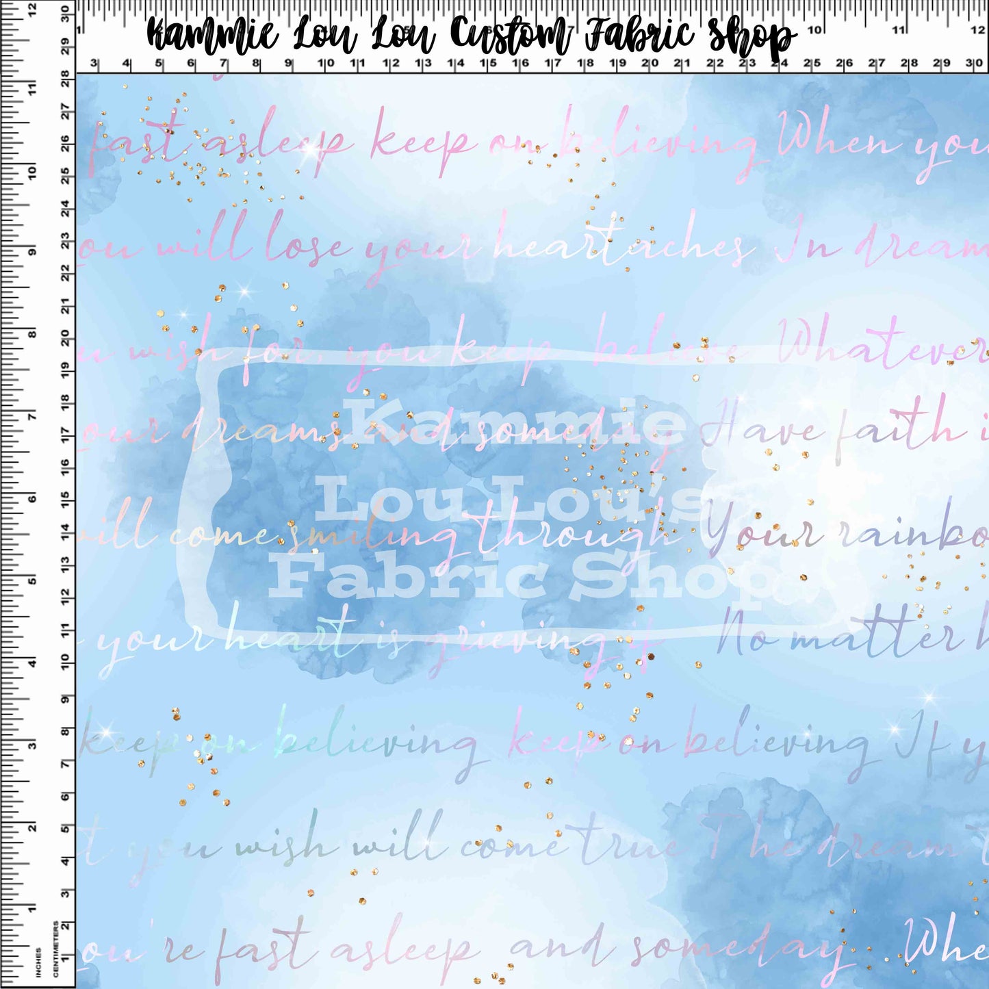 Midnight Hour - Coordinates - Blue Sky Script
