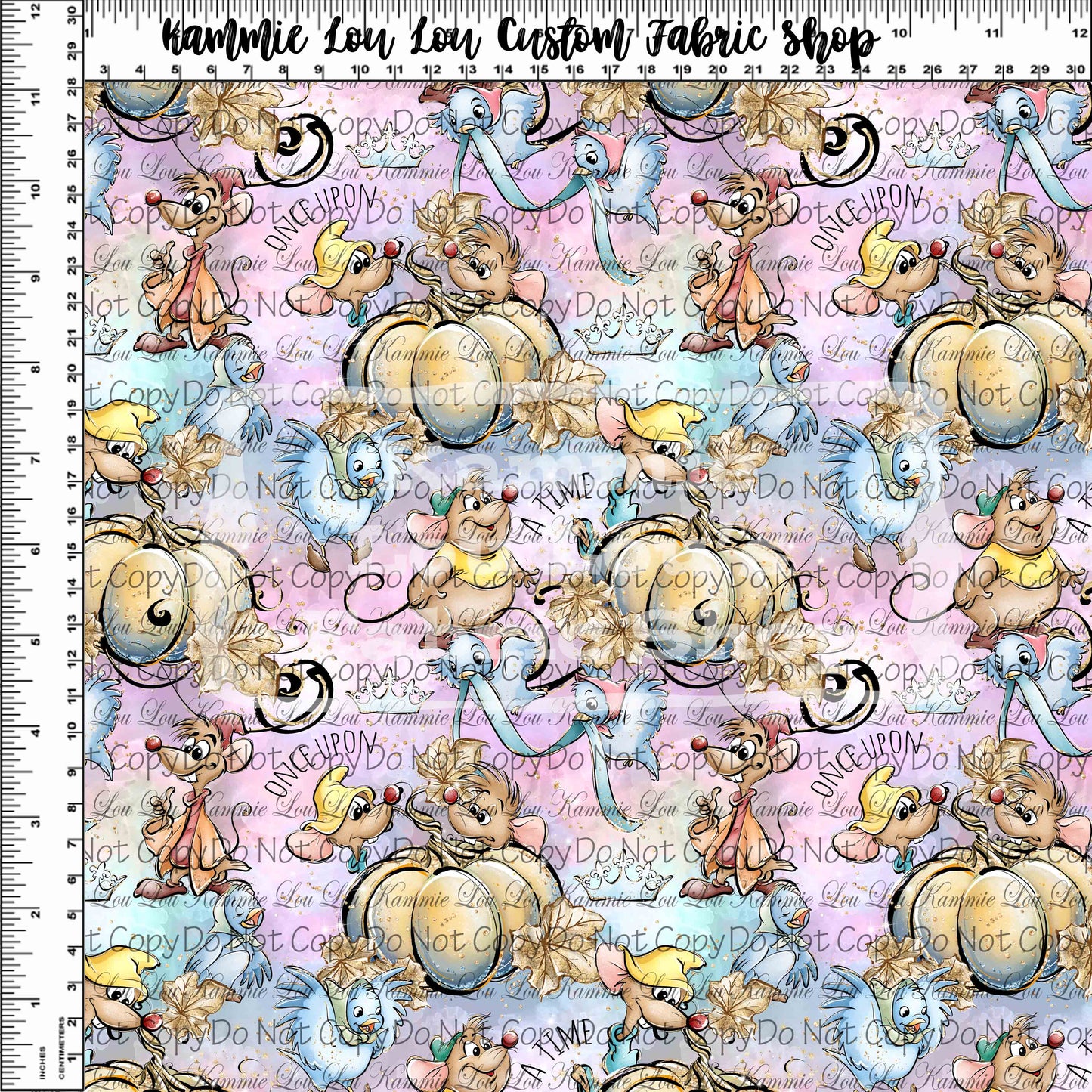 Midnight Hour - Mice & Pumpkins - Pink