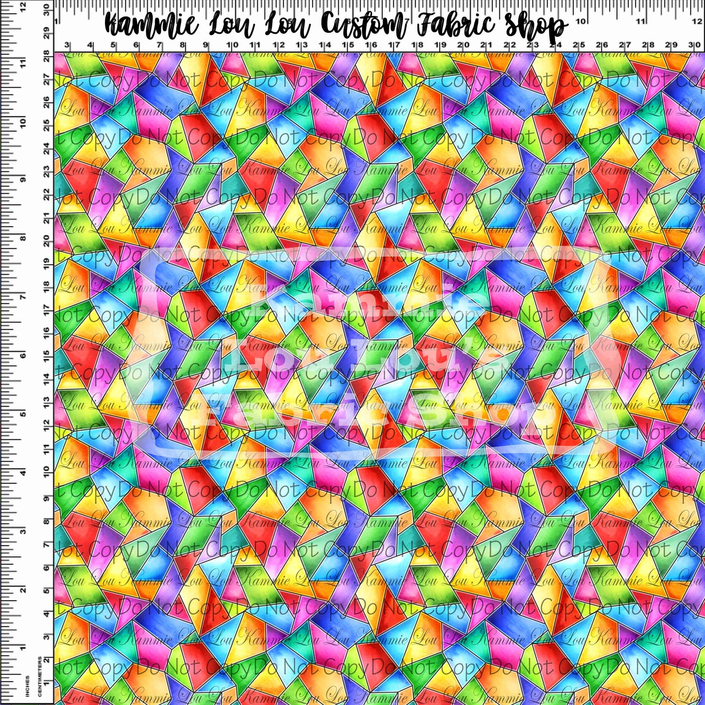 Stained Glass Alice - Coordinate - Small Scale