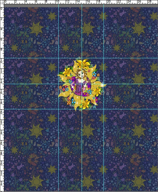 R107 An Artist's Story - PANEL - NAVY - ADULT