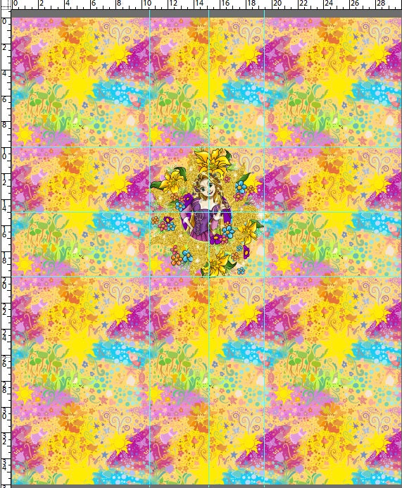 R107 An Artist's Story - PANEL - YELLOW - ADULT