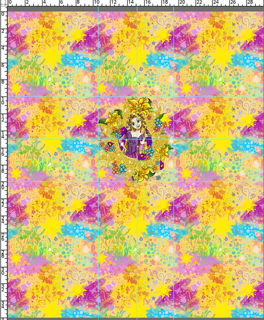 R107 An Artist's Story - PANEL - YELLOW - ADULT