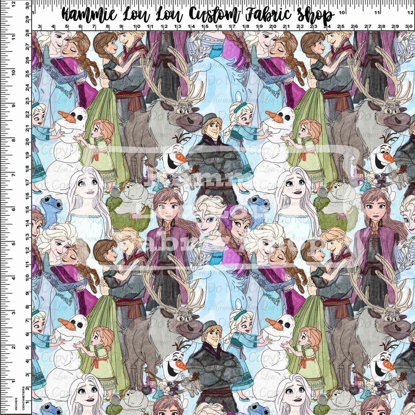 R109 : Watercolor Wonder - Icy Sketch