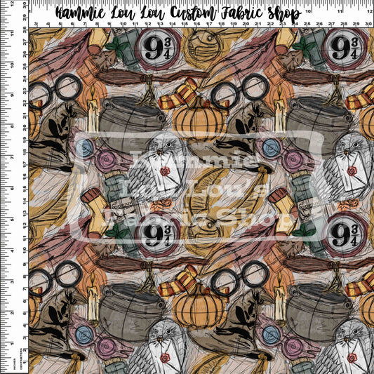 R109 Watercolor Wonder - Wizard Sketch