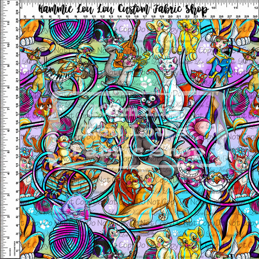 R111 : Pawsitively Purrrfect - Main Design - Blue - Regular Scale