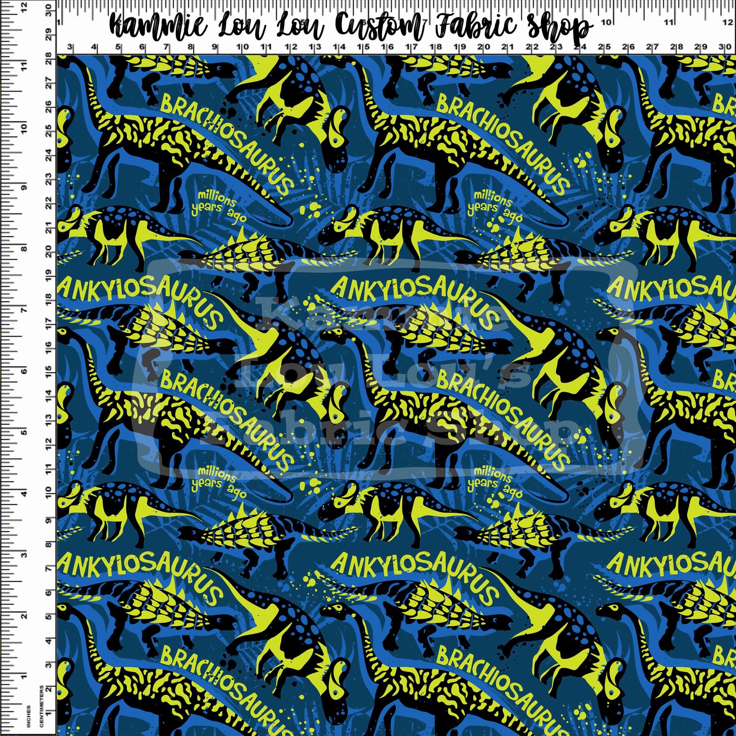 R111 : RAWR! - Dino Blue