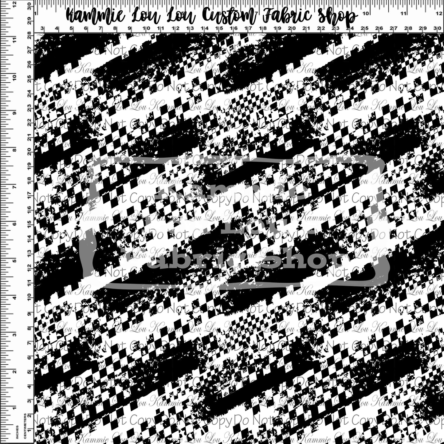 R112 - Auto Team - Checker Stripes