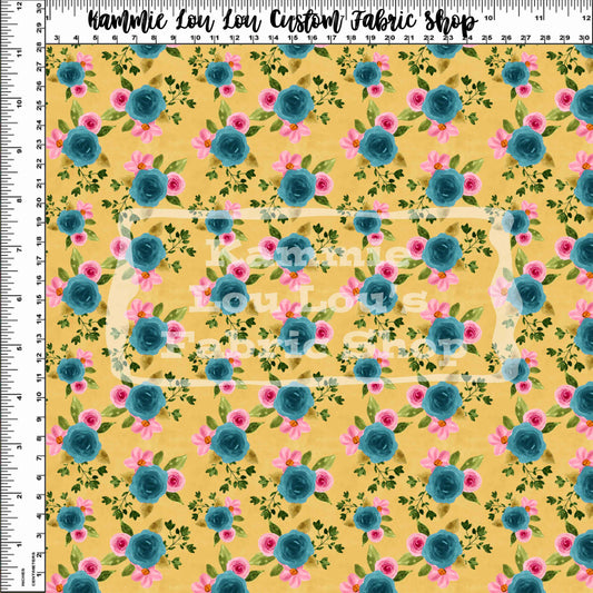 R112 Country Roads - Yellow Floral
