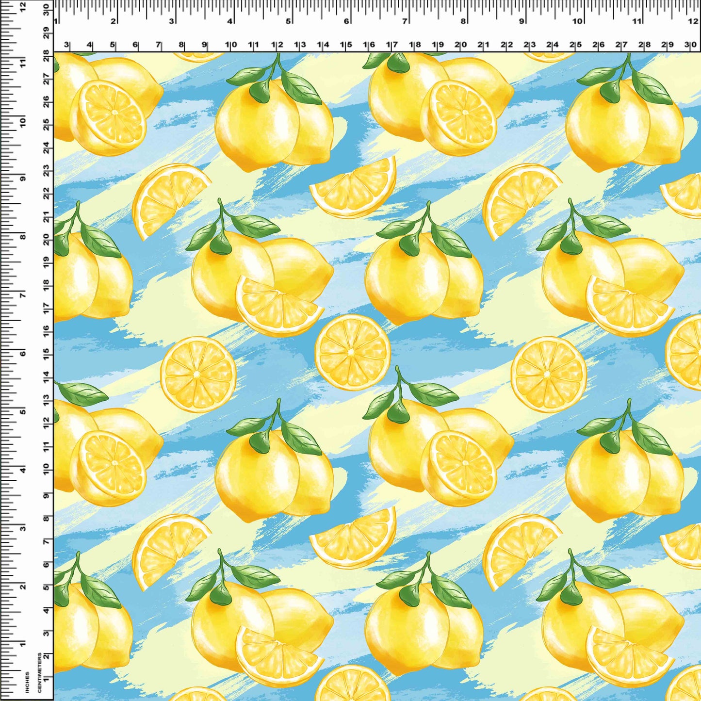 R112 Easy Peasy - Lemon Brushstrokes