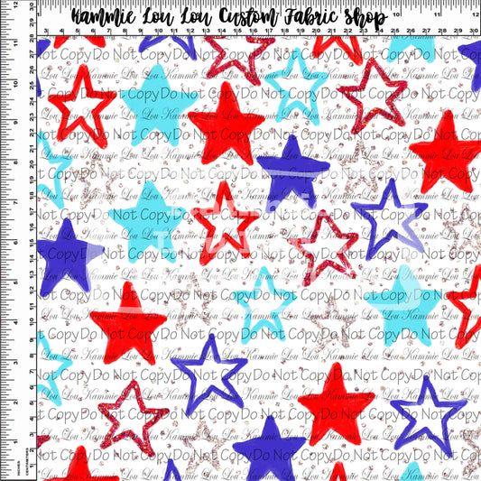 R112 Let Freedom Ring - Painterly Stars