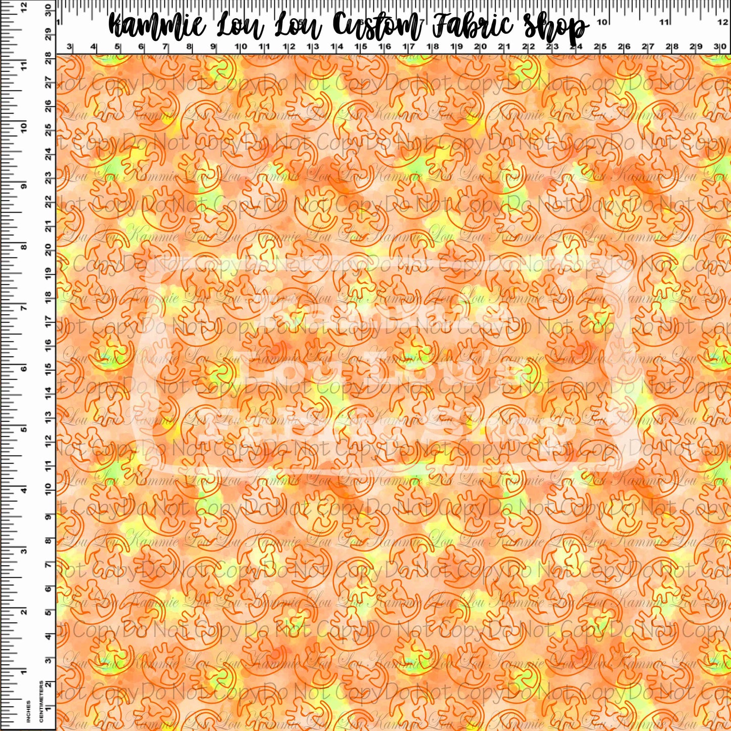 R112 The Pridelands - Orange Lions Coordinate