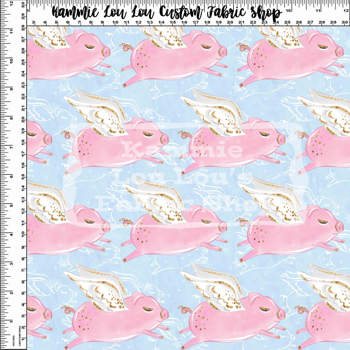 Barnyard Friends - Flying Pigs - Color