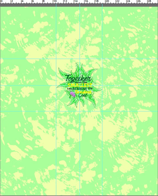 Feelin' Buggy - Together Panel - Green - ADULT