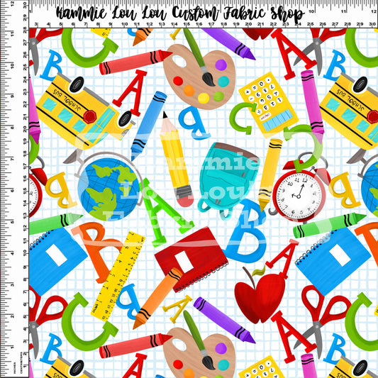 R115 - Back to School 2022 - School Toss - Regular Scale on White