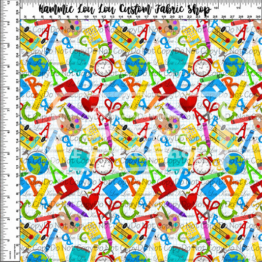 R115 - Back to School 2022 - School Toss - Small Scale on White