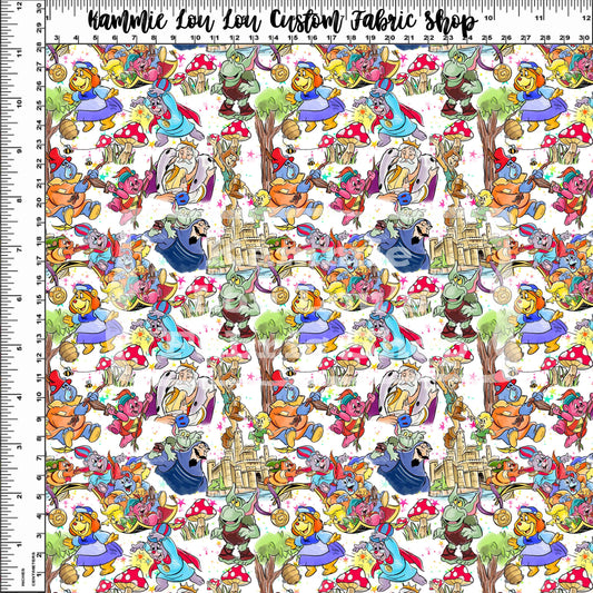 R115 Bouncing Bears - Main Toss - White - Small Scale