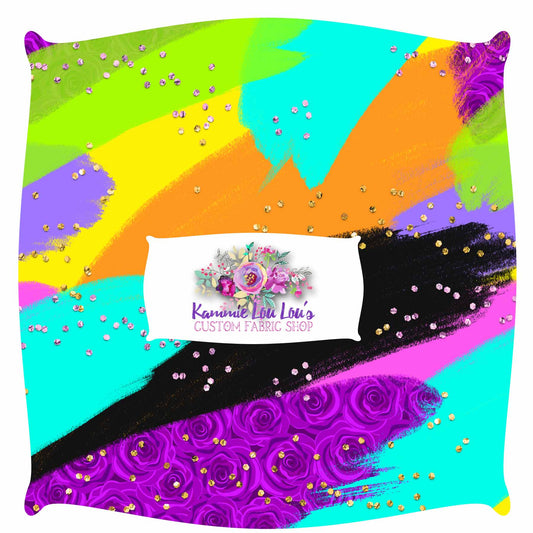 R115 Psychedelic Tea Party - Brushstrokes