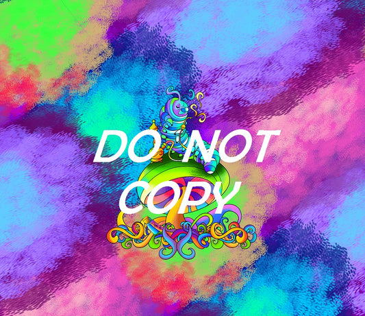 R115 Psychedelic Tea Party - Panel - Kid - Caterpillar