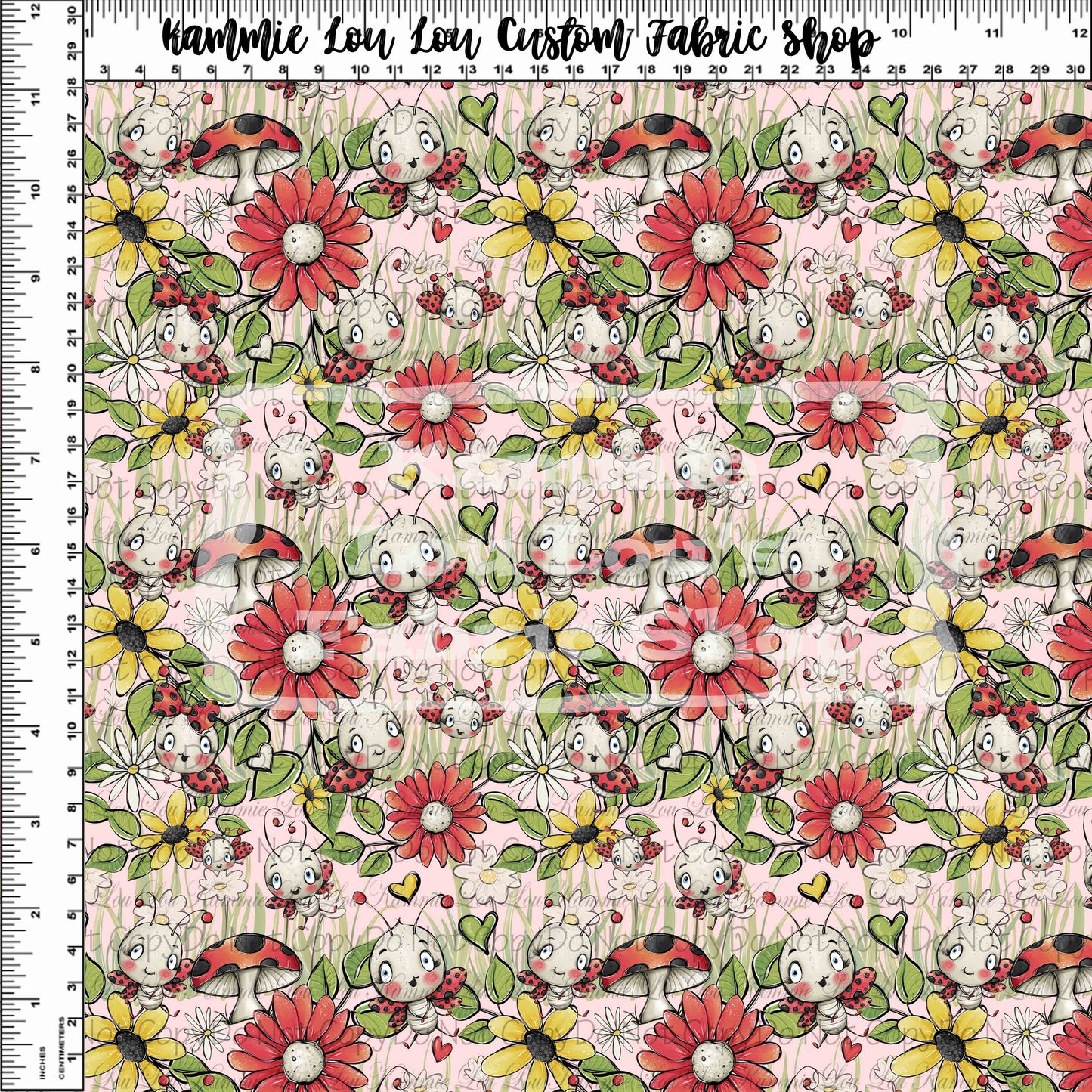 R116 - Little Ladybug - Small Scale - Pink