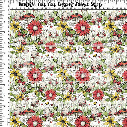 R116 - Little Ladybug - Small Scale - White