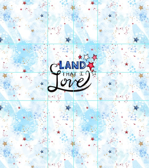 R116 Bless the USA - Land that I love - Panel - ADULT