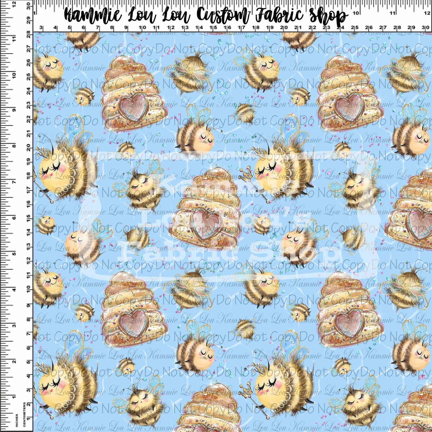 R116 : Queen Bee - Blue Bees