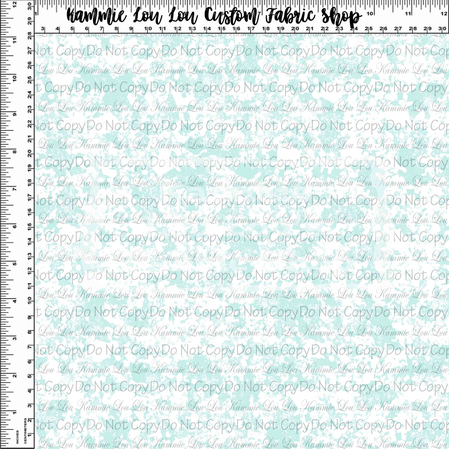 R117 - Princess Royal Sketch - Teal Coordinate Splash