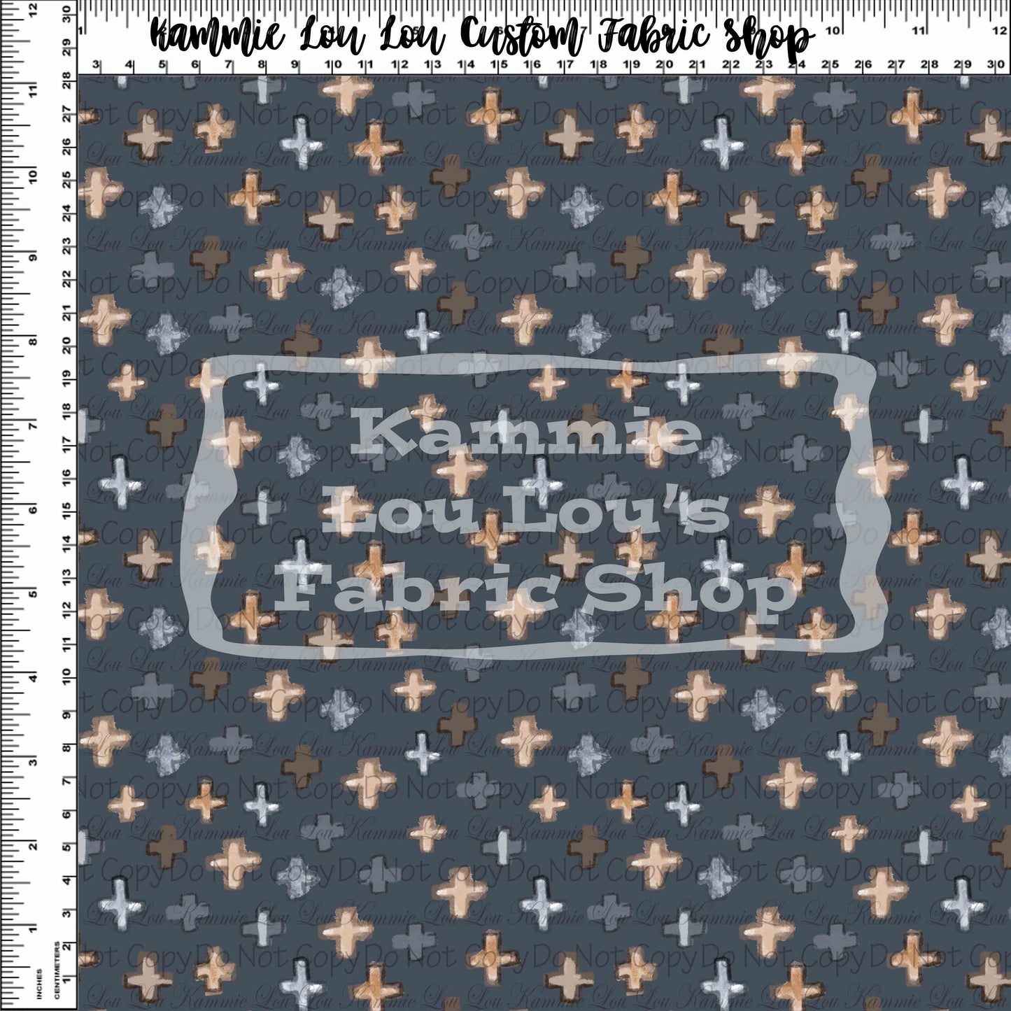 R117 Vintage Dino - Crosses Grey