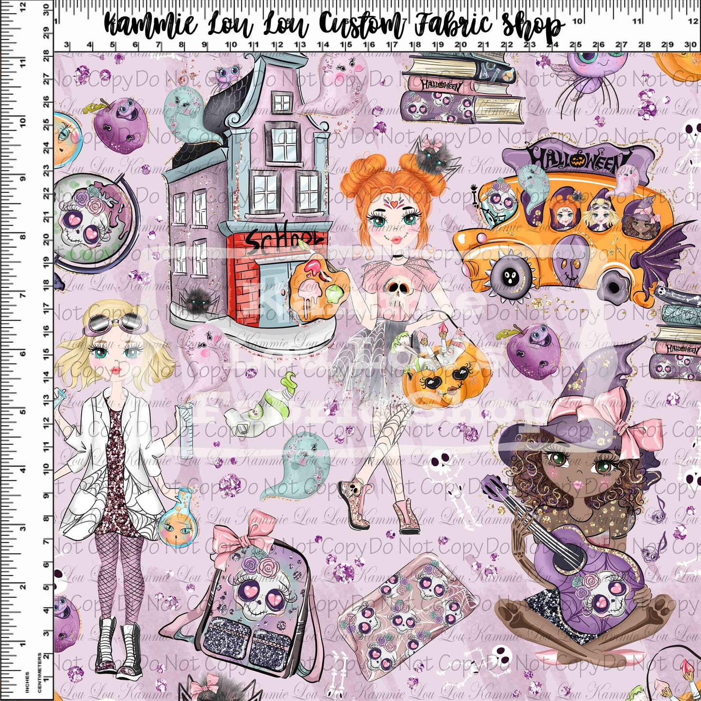 R118 School of Ghoul - Light Purple Character Toss