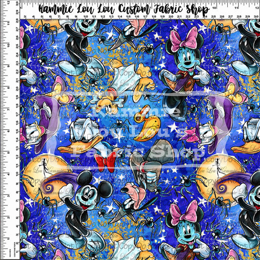 R119 : Jack-O-Lantern - Main Design - BLUES - Regular Scale