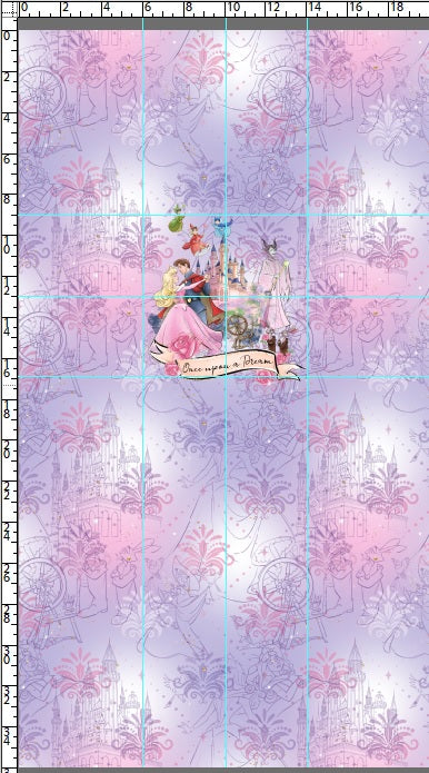 R119 Once Upon a Dream - BEAUTY SIDE - Panel - CHILD